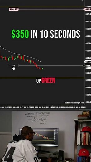 $350 in 10 Seconds Trading with Take Profit Trader