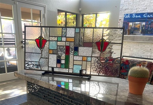 BUNDLED Floral Stained Glass Patterns - Digital PDF