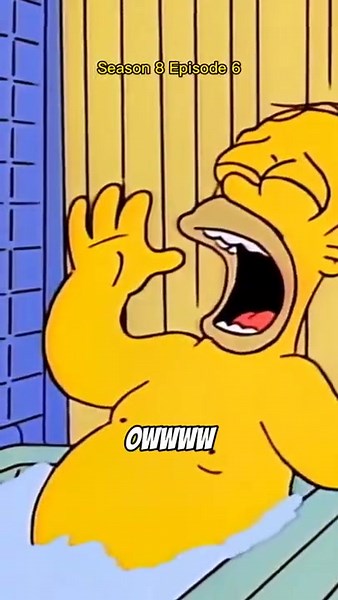 Homer's Hilarious Bath Mishap in The Simpsons