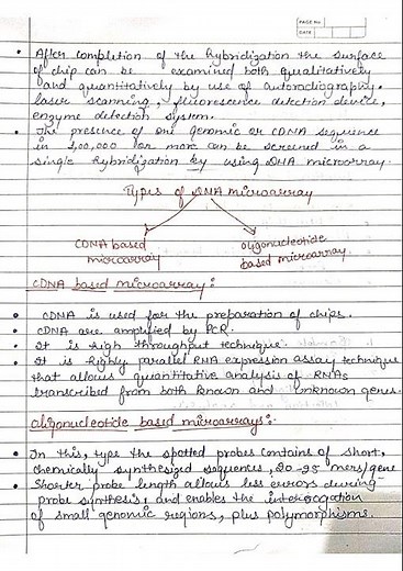 dna chip technology and microarray notes #trending #notes