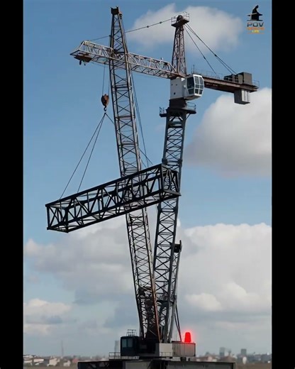 Tower Crane POV | High-Rise Construction Work in USA 🇺🇸 | POV Construction Life