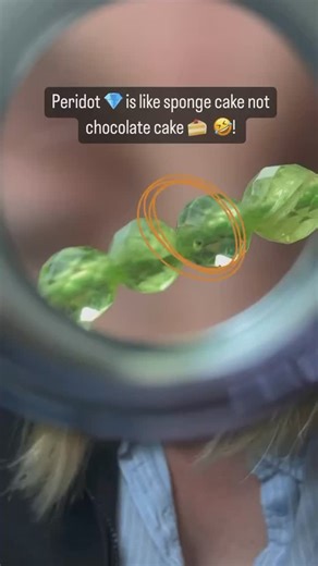 4.8K views · 80 reactions | Here are 2 rather geeky Peridot facts for you, along with a cake analogy 藍. By the way, we have some beautiful Peridot Beads and Strands available to shop on our website, perfect for your next jewellery project! ️ Tap to Shop #peridot #gemmology #jewellerydesigner #jewellerymakers #gems #gemologist #crystals #cake #green #jewellery #diyjewellery | Chalmers Gems | Facebook