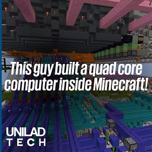 This guy spent over 2 years building a fully working computer in Minecraft 👏💻 | UNILAD Tech