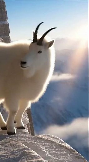 You won’t believe how these goats survive the predator on the mountain!