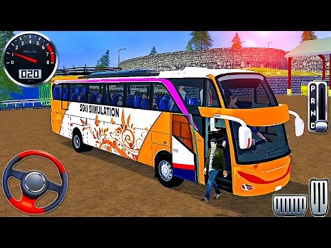 Offroad Bus Driving Simulator - Uphill Coach Bus Driver 3D - Android GamePlay