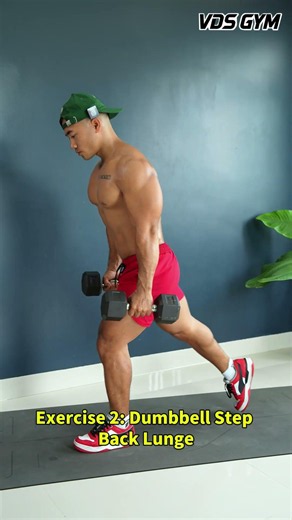 Build Firm Glutes Fast! 3 Dumbbell Exercises at Home 🔥💪 #shorts