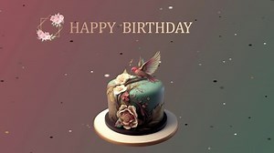 Happy Birthday Cake Moving Particles Stock Footage Video (100% Royalty-free) 1099765873 | Shutterstock