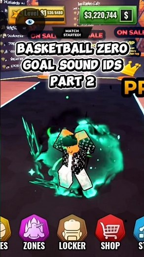 Basketball Zero sound ids (part 2) #basketballzero #bbz