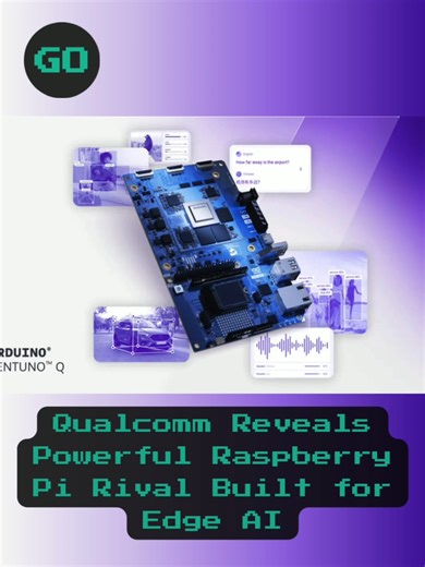 Qualcomm Reveals Powerful Raspberry Pi Rival Built for Edge AI. https://gogadget.news/S02607 #tech #news
