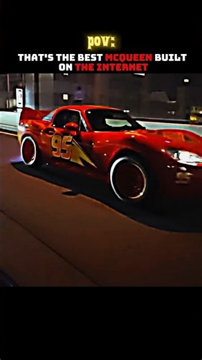 Lightning McQueen in REAL LIFE! 🤯⚡​#lightningmcqueen #cars #carshorts #shorts #trendingn #caredits