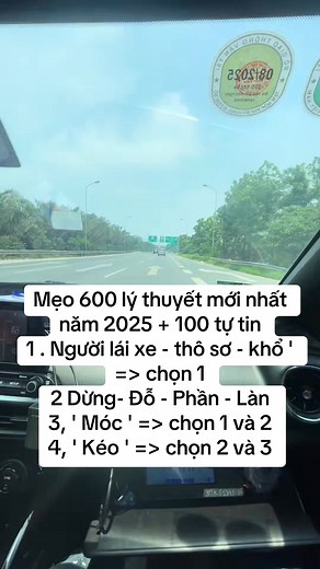 Mẹo lý thuyết 600 câu 🚘 #dạyláixeôtô #thibanglaixe #600caulythuyet #sachmeo600caulythuyet | Mẹo Học Lý Thuyết Lái Xe Ô Tô