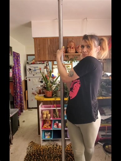 Here's a pole trick anyone can learn! #fyp #poletok #tutorial #trans #greenscreen