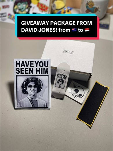 GIVEAWAY PACKAGE FROM DAVID JONES TO INDONESIA!