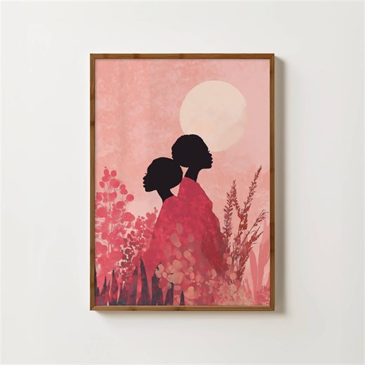 Boho Africa Print Afrocentric Wall Art Canvas Black Woman Portrait African Wall Art Ethnic Prints Black History Poster African Home Decor - Etsy