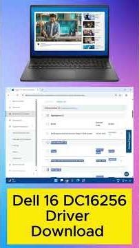 Dell 16 DC16256 Driver Download & Install | Windows 10/11