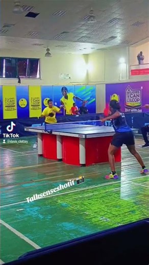 Joanita Borteye loses first Game by 12-10 to Cynthia Kwabi in the Ladies Can Loop Table Tennis 🏓
