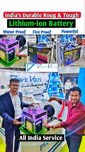 13K views · 5.5K reactions | India's Durable Rough & Tough Lithium-ion Battery 朗 #lithiumbattery #evbattery #lithium_ion_battery #evscooterbattery #waterproofbattery #fireproofbattery #durablelithiumbattery #erikshawbattery #roughlithiumbattery #li_ion_battery | Create India Explore | Facebook
