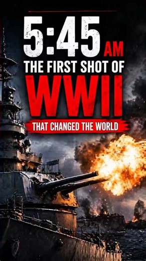 5:45 AM — The First Shot of WWII