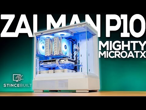 NEW Zalman P10 MicroATX Mini case! PC BUILD!