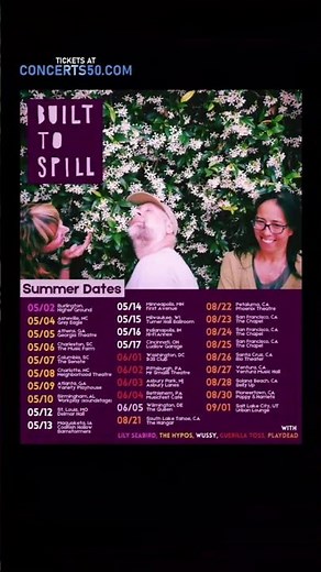 Built To Spill 2026 Summer Tour Dates Announced! 🎸✨