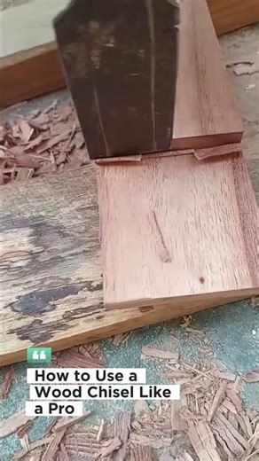 How to Use a Wood Chisel Like a Pro #Shorts