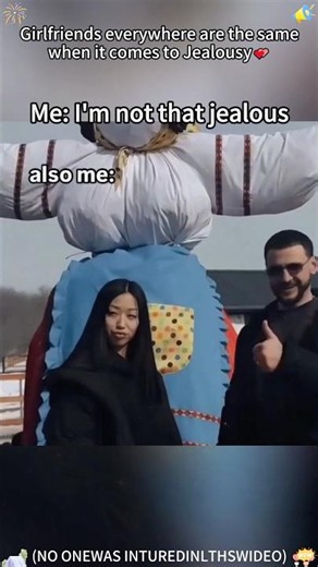 What’s it like to have a girlfriend with explosive jealousy?😂#couple #girlfriend #funnypranks