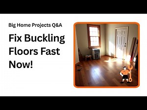 Stop Floor Warping Fast How to Fix Buckling Wood Floors