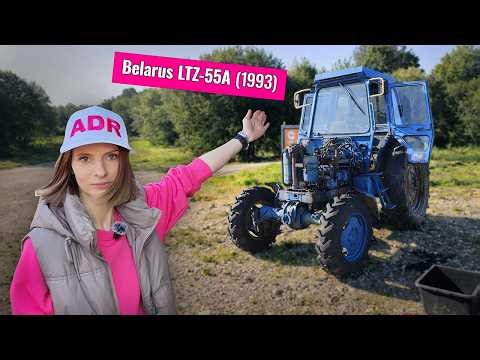 Išrinkom ir išpardavėm detalėmis traktorių BELARUS LTZ-55A (1993 m.), kurį reikėjo utilizuoti