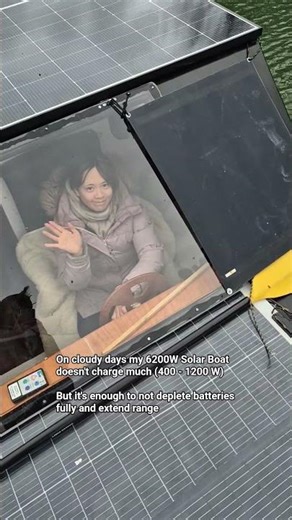 Does Solar Boat work in Cloudy Weather? #sailing