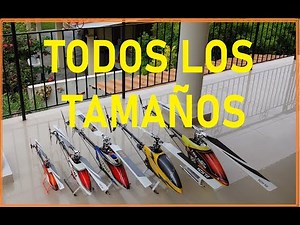 Helicópteros RC todos los tamaños comparados en español