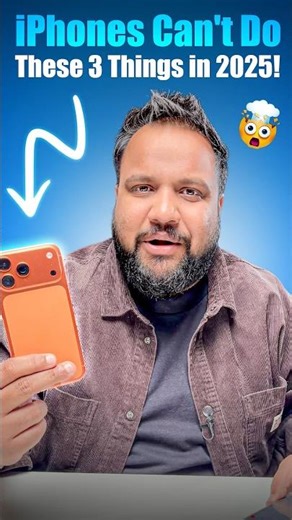 3 Simple Things iPhones Can't Do in 2025! 😮#shorts