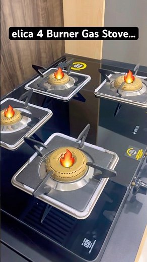 elica 4 Burner Gas Stove | Whirlpool Elica Gas | Best Kitchen Gas Stove 🔥