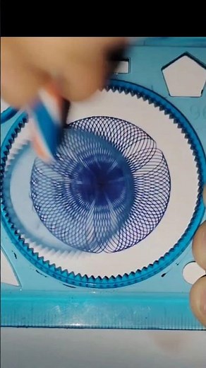 Hypnotic Spirograph ASMR — Insanely Satisfying Pen Sounds. #shortsart #shorts #spirograph #asmr