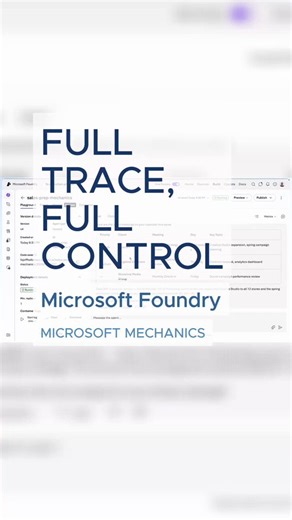 Scale agents without losing visibility. Monitor performance, conversations, and health in one place with Microsoft Foundry. https://t.co/zQK0e5HHFW Move your AI agents from prototype to production using Microsoft Foundry. Deploy directly from your local environment, run with secure identity and scoped permissions, and monitor every interaction so you can debug, improve, and scale without losing control. Publish agents into the tools your team already uses and ensure every action is traceable, go