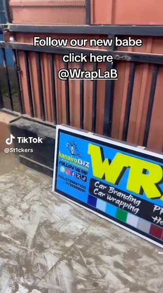Introducing @Wrap LaB . we will be dealing with car wraps, chameleon tints,car branding and paint protection films (ppf) . Thank you for always being part of kanairobiz family #carwarpkasarani #caraccessories #kanairobiz #carwrap #wraplab