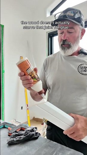 No fail glue up for miter joints in natural wood. #diy