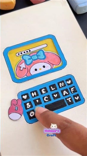 DIY paper computer 🖥️ #diy #shorts #helenascraft #craft #diyideas