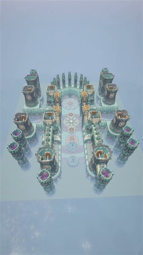 Minecraft Atlantic Mega base #minecraft #megabase #minecrafttimelapse