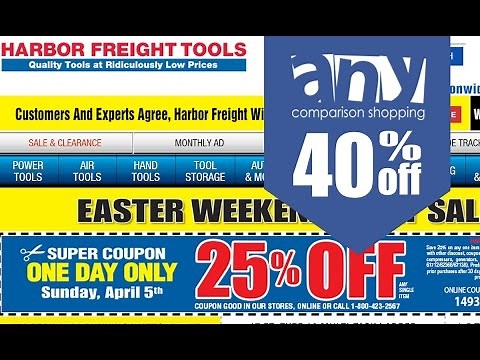 How to get & use coupons on Harborfreight
