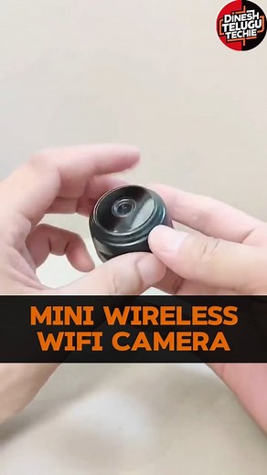 6K views · 8.2K reactions | MINI WIRELESS CCTV FOR HOME SECURITY FOLLOW FOR MORE #amazon #cctv #camera #tech #technology #gadgets #home ➡️ COMMENT "CAMERA" FOR LINK ➡️ ALSO THE LINK IS IN "BIO" ➡️ JOIN OUR TELEGRAM CHANNEL FOR MORE USEFUL PRODUCTS ➡️ HOW IS THE ABOVE PRODUCT? | Dineshtelugutechie | Facebook