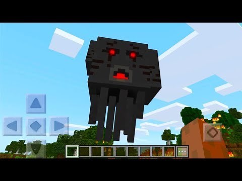 HOW TO FIND A 3 HEADED GHAST IN MINECRAFT POCKET EDITION