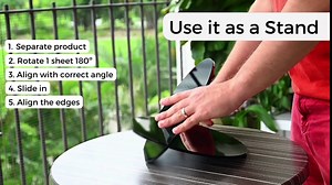 B+L USA Acrylic Book Stand - Clear Acrylic Book Holder - Premium Acrylic Book Stands for Display - Large Round 11 inch Open Book Display Stand - Open Book Holder - Acrylic Book Display Stand