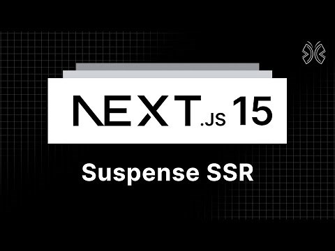 Next.js 15 Tutorial - 50 - Suspense SSR