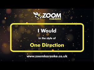 One Direction - I Would - Karaoke Version from Zoom Karaoke