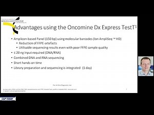 CAP Today webinar: Introducing the Ion Torrent Oncomine Dx Express Test