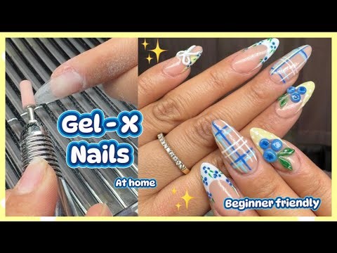 Full Gel-X Nail Transformation | Beginner Friendly Tutorial 💅🏽| Step-by-Step Gel-X Set