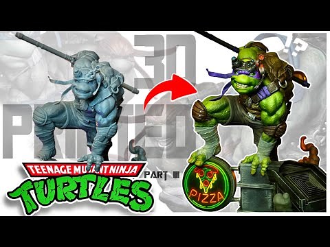 Teenage Mutant Ninja Turtles (Most Epic Diorama) - Part 3 - How To Paint 3D Prints