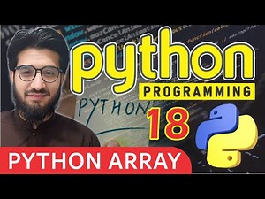 PYTHON Array | Array for Beginners | 18 | Coding Academy