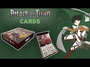 Коллекционные карты по Атаке Титанов! Распаковка и первое впечатление | Attack on Titan cards