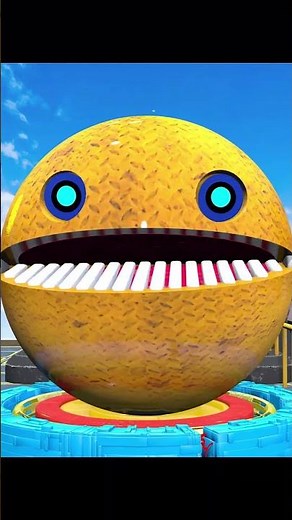 Spiky Robot Pacman vs Tiger Pacman and Pokemon Pac #shorts